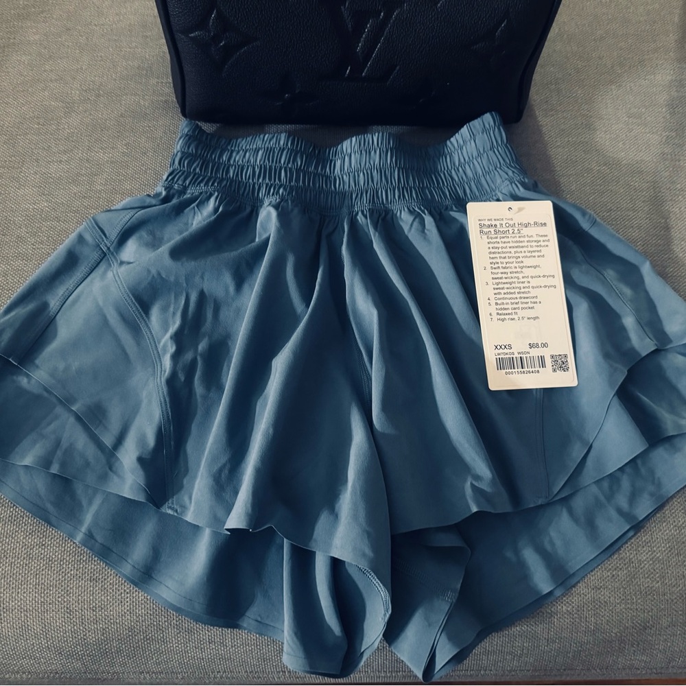 Lululemon Athletica Blue Athletic Shorts